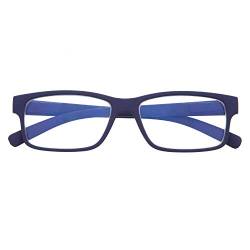 DIDINSKY Blaulichtfilter Brille für Damen und Herren. Blaufilter Brille mit stärke oder ohne sehstärke für Gaming oder Pc. Blendschutzgläser. Indigo +3.0 – THYSSEN von DIDINSKY