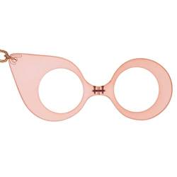 DIDINSKY Brille oder Leselupe. Anhänger mit Kette erhöhen. Faltbares Fernglas ohne Koteletten für Damen und Herren. PINK +2.0 - MUSA BUTTERFLY von DIDINSKY