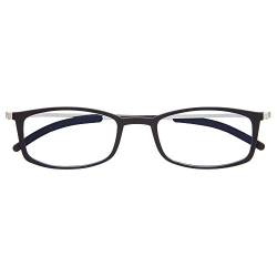 DIDINSKY Ultradünne Verschreibungspflichtige Lesebrille für Männer und Frauen. Sehr Leichte Presbyopie-Brille mit Blaulicht-Schutzgläsern. Graphite +1.5 - MACBA SQUARE von DIDINSKY