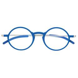 DIDINSKY Ultradünne Verschreibungspflichtige Lesebrille für Männer und Frauen. Sehr Leichte Presbyopie-Brille mit Blaulicht-Schutzgläsern. Klein +1.0 - MACBA ROUND von DIDINSKY