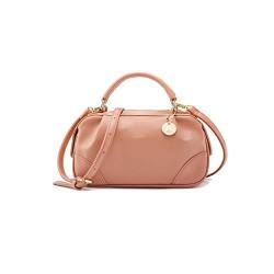 DIGJOBK Damen-Handtaschen, luxuriös, lässig, multifunktional, hochwertig, einfarbig, mit Reißverschluss, weich, tragbar, rose, Einheitsgröße von DIGJOBK