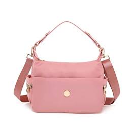 DIGJOBK Damen-Handtaschen, rosa/grau, Umhängetasche, Umhängetasche, Reisetasche, Geldbörse, rose, Einheitsgröße von DIGJOBK