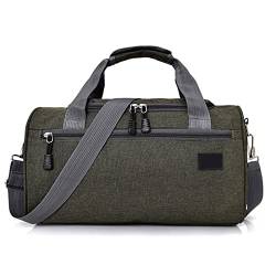 DIGJOBK Männerhandtasche Men Travel Sport Bags Light Luggage Business Cylinder Handbag Women Outdoor Duffel Weekend Crossbody Shoulder Bag Pack(Color:Light Green) von DIGJOBK