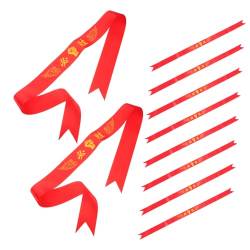 DIKACA 10St basketball stirnband rotes haarband japanisches Sushi-Koch-Stirnband Stirnbänder für eine Armatur Männer Stirnband Sportwickel Samurai-Stirnband Yoga Schal Sportwaren von DIKACA