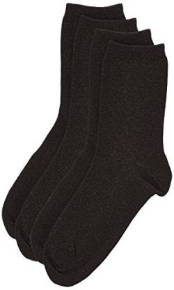 Dim 2er Pack Socken Strapazierfähig Baumwolle Damen, Black, 35-38 von DIM