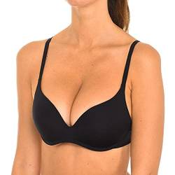 Dim Bh Push-Up Ohne Bügel Aus Mikrofaser Damen x1, Black, 75B von DIM