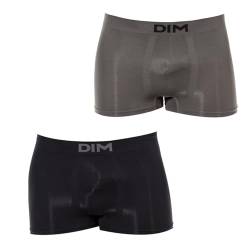 Dim Nahtlose Baumwoll-Boxershorts Für Männer x2, Multicolor, L von DIM