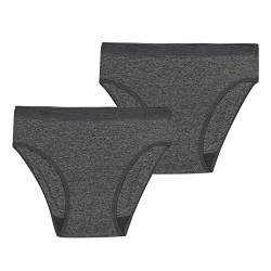 Dim Slip Aus Mikrofazer Les Pockets Dim Micro Mädchen x2, Grey, 16 Years von DIM