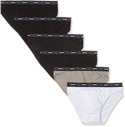 Dim Slip Baumwolle Stretch Atmungsaktiv Multipack Herren x6, Multicolor, S von DIM