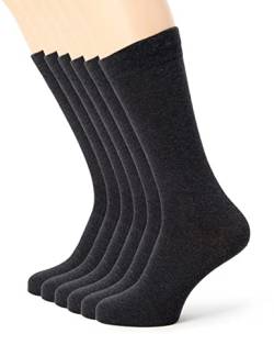 Dim Socken Atmungsaktive Stretch-Baumwolle Multipack Basique Baumwolle Herren x6, Grey, 39-42 von DIM