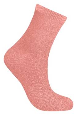 Dim Socken Baumwolle Style Naturel All Over Lurex Mädchen x2, Multicolor, 35-38 von DIM