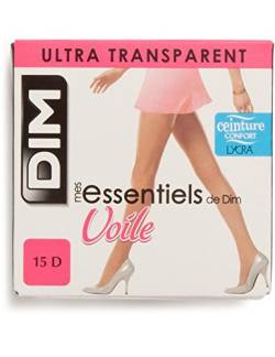 Dim Strumpfhosen Mes Essentiels De Dim Voile Damen x1, Beige, XL von DIM