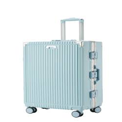 DINGYanK Koffer 50,8 cm Trolley Koffer für Damen und Herren, 61 cm Geschenk Trolley Koffer, Business Boarding Koffer, blau, 66 cm von DINGYanK