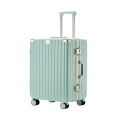 DINGYanK Koffer Aluminiumrahmen Koffer Multifunktionaler Trolley Koffer Universalrollen 50,8 cm Koffer für Damen und Herren Koffer, a, 61 cm von DINGYanK