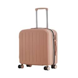 DINGYanK Koffer Gepäck Damen Klein Leicht 20 Zoll Student Ins Neue Passwortbox 26 Gepäck Trolley Box Trend 24 Suitcase (Color : Pink, Size : 22in) von DINGYanK