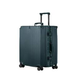 DINGYanK Koffer Retro Trolley Case Universal Rad Aluminium Rahmen Gepäck 20 Zoll Boarding Case Herren Gepäck Damen Suitcase (Color : B, Size : 20in) von DINGYanK