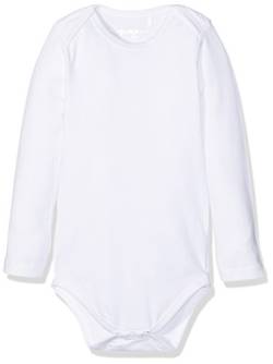 DIRKJE Unisex Baby Body Long Sleeves Spieler, Blanc (White), 62-68 von DIRKJE