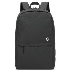 DIRRONA Damen Mode Rucksack Damen Schulterrucksack für 15,6-Zoll-Laptop Nylon Großer Leichter Rucksack Wasserdicht Lässig Travel Arbeit Schule Damen Umhängetasche Rucksackhandtaschen Schwarz von DIRRONA