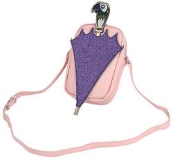 DISNEY Disney Mary Poppins Glitter Umbrella Shaped Shoulder Bag with Shoulder Strap Schulranzen 30 Centimeters Mehrfarbig (Pink) von DISNEY