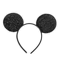 Disney Mickey Mouse V700052L Haarreif, glitzernd, Schwarz von DISNEY