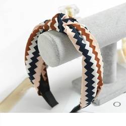 2 Stück bedruckte bunte Knoten Stirnbänder Frauen einfache Stoff Mädchen Haarbänder Frauen Haarschmuck Haarbänder buntes Geschenk (Color : U1) von DIXII