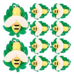 DIYEAH 10 Stück Süße Charms In Honigbienenform Anhänger Zur Schmuckherstellung Charms Für Ohrringe Halsketten Schlüsselanhänger Bastelarbeiten von DIYEAH