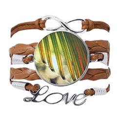 DIYthinker Armband mit Sonnenblatt-Pflanzenbild, Naturarmband, Liebeskette, Seil, Ornament, Armband, Geschenk von DIYthinker