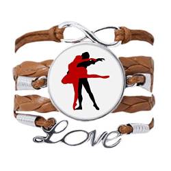 DIYthinker Performance Social Dancing Duett Dance Armband Liebeskette Seil Ornament Armband Geschenk von DIYthinker