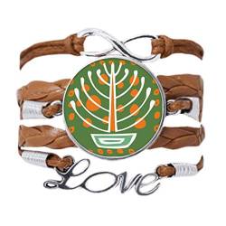 DIYthinker Topfpflanze, Mexiko, Totems, alte Zivilisation, Armband, Liebeskette, Seil, Ornament, Armband, Geschenk von DIYthinker