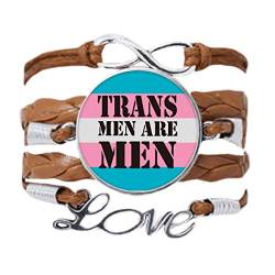 DIYthinker Transgender-Armband mit LGBT-Transgender-Armband, Liebeskette, Seil, Ornament, Armband, Geschenk von DIYthinker