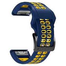 DJDLFA Smartwatch-Armband für Garmin Fenix 6 Pro 5 Plus, Schnellverschluss, 22 mm, Silikon-Armband für Fenix 6, 6Pro, 5, 5 Plus, 945, For Forerunner 935 945, Achat von DJDLFA