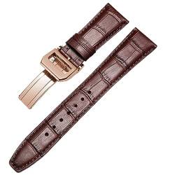 DJDLFA Uhrenarmband für IWC Pilotuhren Portofino Portugieser Herrenarmband, Uhrenzubehör, echtes Leder, Uhrenarmband, Armbandkette, 22 mm, Achat von DJDLFA