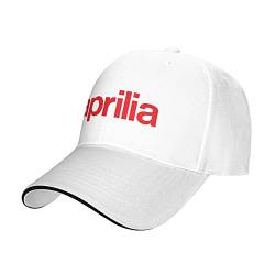 Aprilia Sandwich Cap Baseball Cap Unisex Sonnenhut Verstellbarer Dad Hat Outdoor Sport Casquette für Männer Frauen von DJNGN