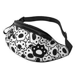 Cat Paw Crossbody Bag Runner Small Hip Pouch Bum Bag Running Waistpack Bumbag Beltbag Sport Slim Modisch Für Joggen Wandern Frau von DJNGN