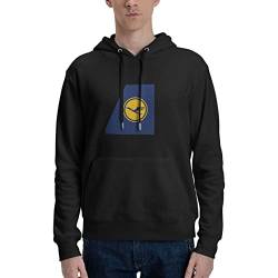 DJNGN Lufthansa Herren Hoodies Schwarz Sweatshirt Langarm Pullover Kostüm für Männer und Frauen,Teenager Geschenk Lässiger Sportpullover von DJNGN