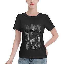 Damon Women's T-Shirts Salvatore Damen Tops T-Shirts Workout Short Casual Shirt Damen Stilvolle T-Shirts von DJNGN