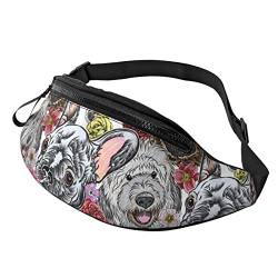 Friendly Doggy Crossbody Bag Runner Small Hip Pouch Bum Bag Running Waistpack Bumbag Beltbag Sport Slim Modisch Zum Joggen Wandern Frau von DJNGN