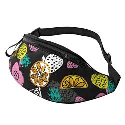 Fruit Crossbody Bag Runner Small Hip Pouch Bum Bag Running Waistpack Bumbag Beltbag Sport Slim Modisch Zum Joggen Wandern Frau von DJNGN