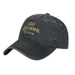 Kompatibel mit Corona Cowboy Hat Extra Baseball Cap Trucker Hat für Herren Damen Retro Denim Hats Dad Hat Verstellbare Sport Casquette Cap Geschenke von DJNGN