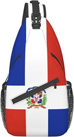 Niedlicher Sling-Rucksack mit Jamaika-Flagge, Mehrzweck-Umhängetasche, Reisen, Wandern, lässiger Tagesrucksack für Männer und Frauen von DJNGN