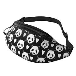 Panda Crossbody Bag Runner Small Hip Pouch Bum Bag Running Waistpack Bumbag Beltbag Sport Slim Modisch Zum Joggen Wandern Frau von DJNGN