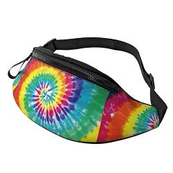 Tie Dye Crossbody Bag Runner Small Hip Pouch Bum Bag Running Waistpack Bumbag Beltbag Sport Slim Modisch Zum Joggen Wandern Frau von DJNGN