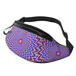 Trippy Crossbody Bag Runner Small Hip Pouch Bum Bag Running Waistpack Bumbag Beltbag Sport Slim Modisch Zum Joggen Wandern Frau von DJNGN