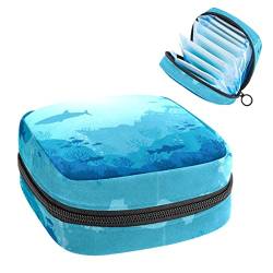 Damenbinde Aufbewahrungstaschen Stillpad Halter Unterwasser Szene Tragbare Periode Kit Tasche Feminine Produkt Beutel für Frauen Mädchen von DJROW