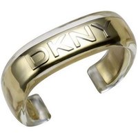 DKNY Armreif Damen, aus Edelstahl, Gold, ummantelt mit Kunststoff von DKNY