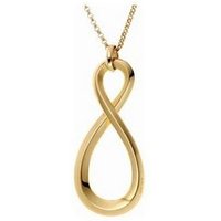 DKNY Collier Damen, aus Edelstahl, Gold, 60cm lang, Karabiner von DKNY