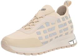 DKNY Damen Bequemer schicker Schuh Meanna Sneaker, Egg Nog, 35.5 EU von DKNY