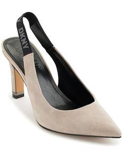 DKNY Damen Cian Leather Slingback Pump, Toffee, 37.5 EU von DKNY