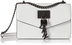 DKNY Damen Classic Elissa-sm Shouldr Flp Schultertasche, Optisches Weiß von DKNY