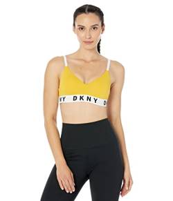 DKNY Damen Cozy Boyfriend Bügel Push-Up-BH, Goldener Stab, small von DKNY